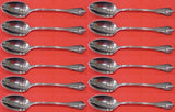 Grand Colonial by Wallace Sterling Silver Demitasse Spoon Set 12 pieces 4"