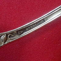 Wild Rose By Watson Sterling Silver Iced Tea Spoon 7"