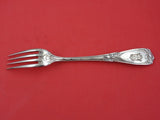 French Silverplate by Unknown Dinner Fork with Iris Pattern 8 1/2" Flatware