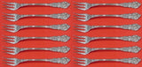 Sir Christopher by Wallace Sterling Silver Cocktail Fork Set 12 pieces 5 1/2"