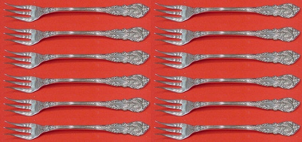 Sir Christopher by Wallace Sterling Silver Cocktail Fork Set 12 pieces 5 1/2"