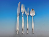 Sentimental by Oneida Sterling Silver Flatware Set For 8 Service 45 pcs Modern