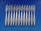 Diamond by Reed and Barton Sterling Silver Butter Spreader HH Modern Set 12 pcs