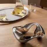 Cobra by Georg Jensen Stainless Steel Mirror Polished Triple Snack Bowl - NOS