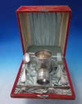 Poppy by Knowles Sterling Silver Child's Set 5pc in Fitted Box Brite-cut (#5760)