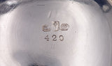 Bust by Gorham Sterling Silver Sugar & Creamer #420 Dated 1868 (#8404)