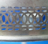 India Silverplate Candelabra 5-Light w/ Shade Lion Feet Heavy 24" x 15" (#5529)