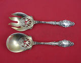 Virginiana by Gorham Sterling Silver Salad Serving Set 2pc GW Pierced 8 7/8"