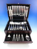 Grenada Old Newbury Crafters Sterling Silver Flatware Set Service 67 pcs Dinner