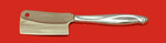Silver Sculpture by Reed & Barton Sterling Silver Cheese Cleaver Custom 5 1/2"