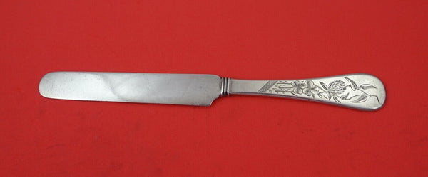 King William Engraved by Tiffany and Co Sterling Dessert Knife FH AS 7 1/4"