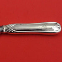 Elkington English Sterling Silver Dinner Knife Palm Motif Birmingham 1901 9 7/8"