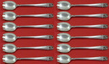 Spring Glory by International Sterling Silver Ice Cream Fork Custom Set 12 pcs