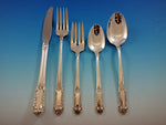 Inaugural by State House Sterling Silver Flatware Set 8 Service 44 pcs Grille