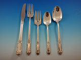 Inaugural by State House Sterling Silver Flatware Set 8 Service 44 pcs Grille
