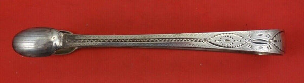 English Georgian Sterling Silver Sugar Tong London 1800 5 5/8"