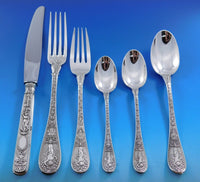 Regence Montresor by Souche Lapparra France Sterling Silver Flatware Set Dinner