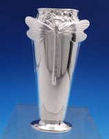 Christofle Silverplate Vase with Dragonfly in Original Box 6" x 3" (#8163)