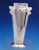 Christofle Silverplate Vase with Dragonfly in Original Box 6" x 3" (#8163)