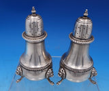 Lion by Unknown Sterling Silver Salt and Pepper Shaker Set 2pc 4 7/8" (#7421)