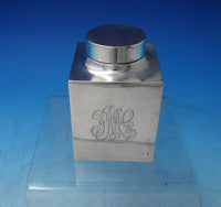 Old English Tipt by Gorham Sterling Silver Tea Caddy #A6594 3 3/4" (#6054)