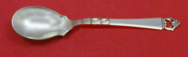 Danish Crown by Frigast Sterling Silver Ice Cream Spoon Custom Made 5 3/4"