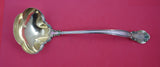 Chantilly by Gorham Sterling Soup Ladle vermeil enameled applied lacing 13 1/4"