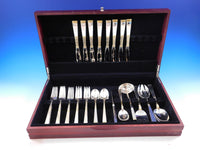 Golden Scroll by Gorham Sterling Silver Flatware Set Place size Service 38 pcs