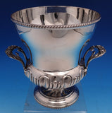 Italian .800 Silver Ice Bucket with Tongs 6 3/4" x 6 1/2" 23 ozt. (#4295)