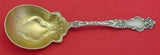 Eton by Wallace Sterling Silver Berry Spoon Fancy Gold Washed 8 3/4" Silverware