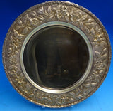 Repousse by Kirk Sterling Silver Vermeil Gold Charger Plate #36 11" #2711