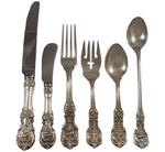 Francis I Reed & Barton Sterling Silver Flatware 8 Set 54 Pieces New Script Mks