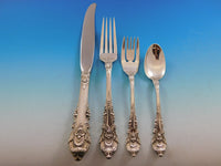 Sir Christopher by Wallace Sterling Silver Flatware Set 12 Service 51 Pcs Dinner