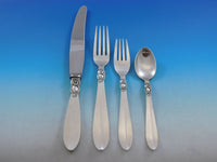 Princess Fuchsia by Frigast Sterling Silver Flatware Set Service 54 Pcs Dinner