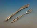 Rose Solitaire by Towle Sterling Silver Flatware Service For 12 Set 54 Pieces