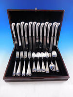 Queen Anne by James Robinson Sterling Silver Flatware Set Service 44 pcs