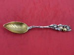 Gorham Sterling Silver Grapefruit Spoon w/GW Grapefruit Leaf Bowl #H38 Pat. 1891