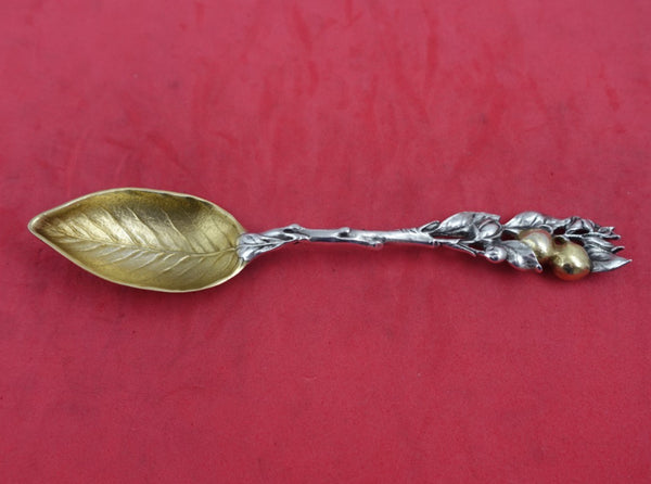 Gorham Sterling Silver Grapefruit Spoon w/GW Grapefruit Leaf Bowl #H38 Pat. 1891