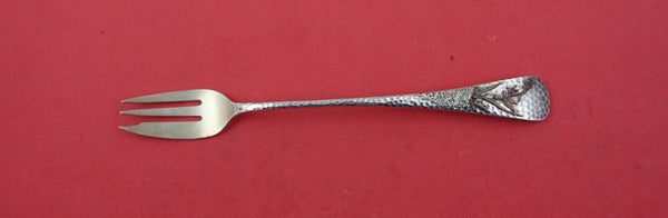 Applied Metals by Gorham Sterling Silver Cocktail Fork #6 Lt GW w/plant 6 1/8"