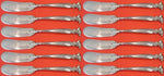 Romance of the Sea by Wallace Sterling Silver Butter Spreader HH Mod Set 12 pcs