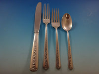 Rambler Rose by Towle Sterling Silver Flatware Set 8 Service 63 Pcs Dinner Size