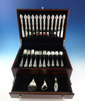 Belvedere by Lunt Sterling Silver Flatware Set For 12 Service 51 Pieces