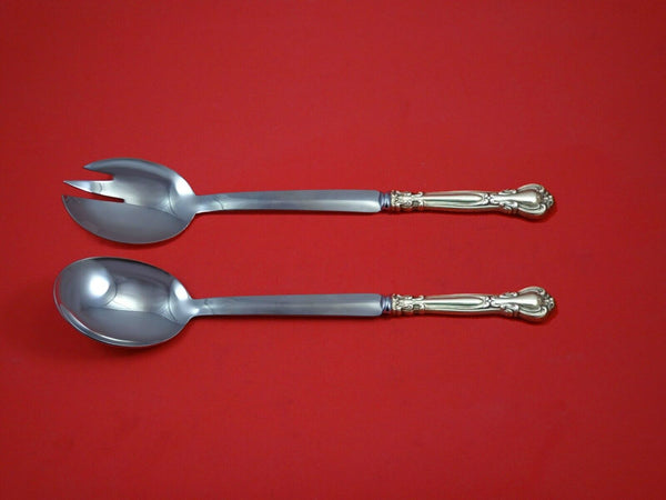 Chantilly by Gorham Sterling Silver Salad Serving Set 2pc Modern Custom 10 1/2"