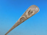 Brite-Cut by J.E. Caldwell Sterling Silver Asparagus Fork GW w/ Flowers 10 1/4"