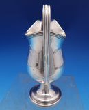 English Georgian Sterling Silver Creamer w/Family Crest Arm Flag Griffin (#8447)