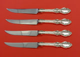 Old Virginia by Reed & Barton Sterling Silver Steak Knife Set 4pc HHWS Custom