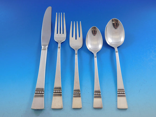 Diadem by Reed and Barton Sterling Silver Flatware Set for 12 Service 63 pieces