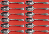Etruscan by Gorham Sterling Silver Demitasse Spoon Set 12 pieces 4 1/4"