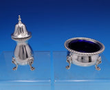 Ellis Jacob Greenberg English Estate Sterling Silver Salt Dip Pepper Set (#7626)