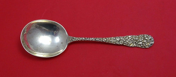 Chrysanthemum by Stieff Sterling Silver Gumbo Soup Spoon 7" Silverware